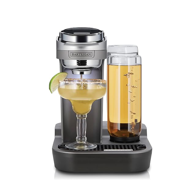Bartesian Duet compact two-bottle cocktail maker with LCD display