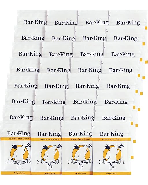 Bar-King beer line cleaner individual cleaning packets