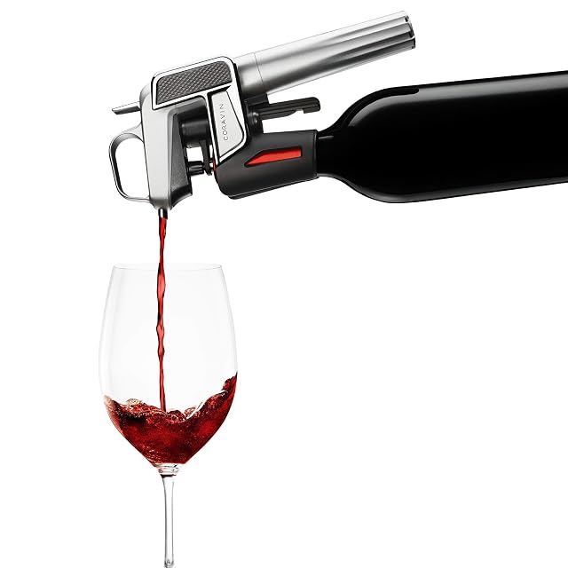Coravin Model Two Elite wine preservation system, silver