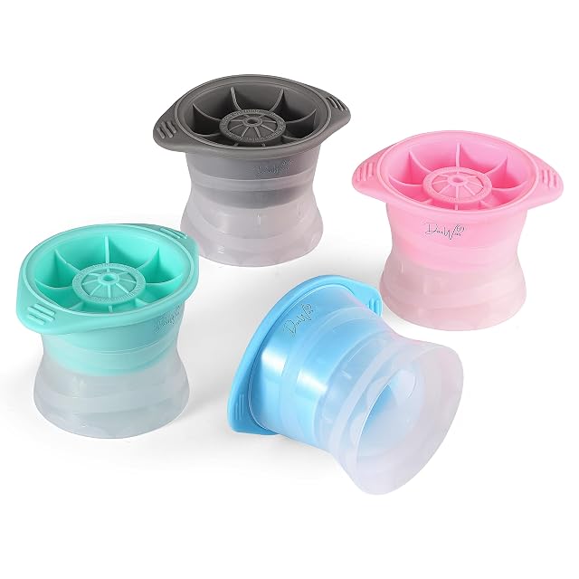 DasWas round ice molds, set of four