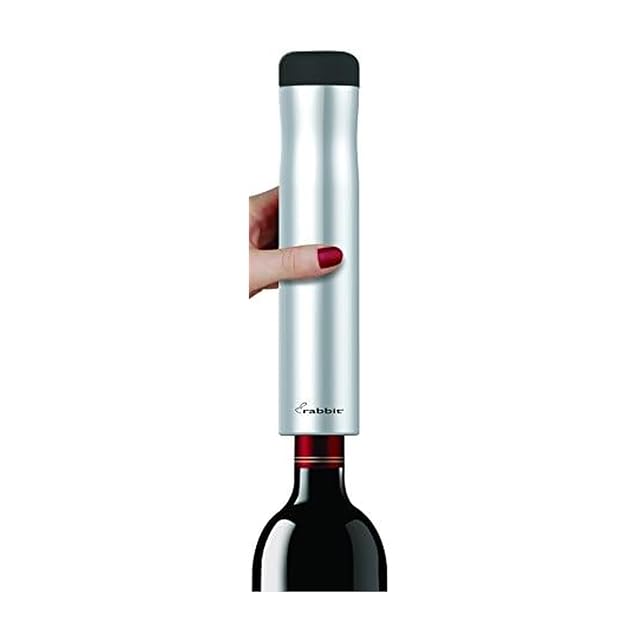 Rabbit automatic electric corkscrew with integrated foil cutter