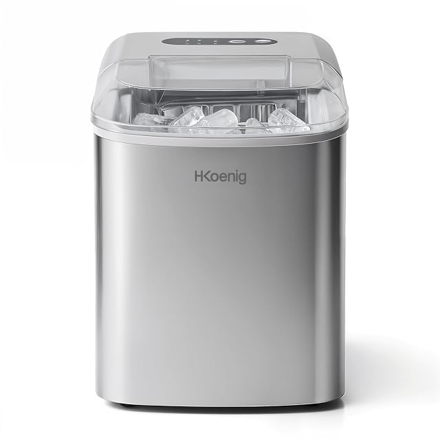 H.Koenig KB14 stainless steel ice maker