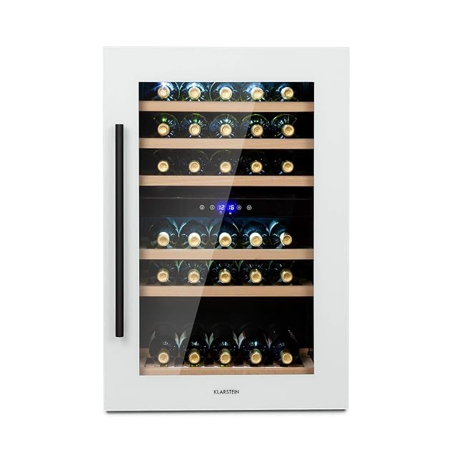 Klarstein Vinsider Duo Quartz built-in wine cooler, white
