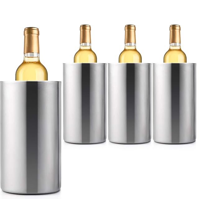Jolitac stainless steel double wall insulated wine chiller bucket