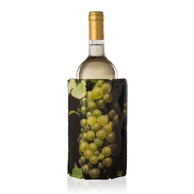 Vacu Vin Rapid Ice wine cooler sleeve wrapped around a bottle