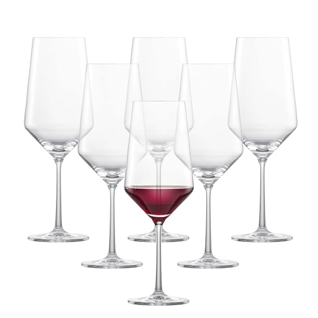 Zwiesel Glas Pure Bordeaux wine glasses, set of six